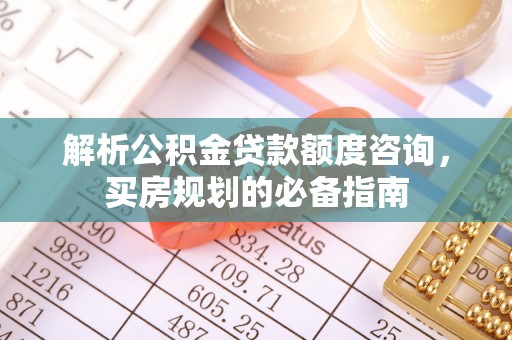 永修解析公积金贷款额度咨询，买房规划的必备指南