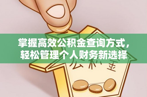 永修掌握高效公积金查询方式，轻松管理个人财务新选择