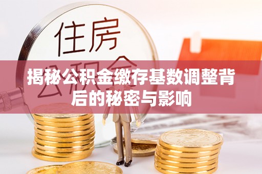 永修揭秘公积金缴存基数调整背后的秘密与影响