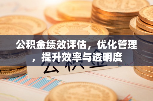 永修公积金绩效评估，优化管理，提升效率与透明度