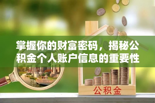 永修掌握你的财富密码，揭秘公积金个人账户信息的重要性