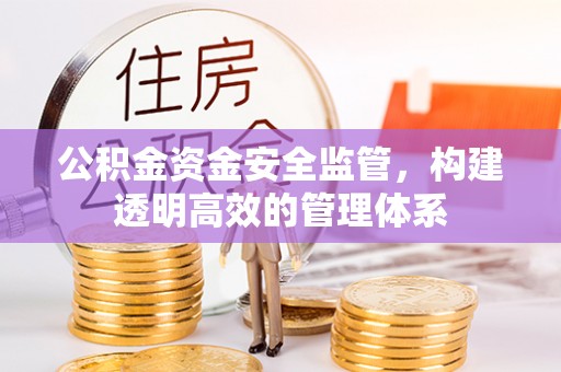 永修公积金资金安全监管，构建透明高效的管理体系