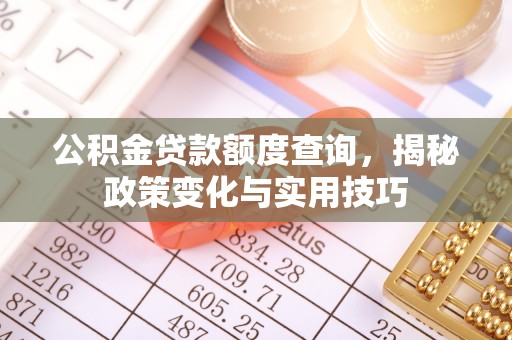 永修公积金贷款额度查询，揭秘政策变化与实用技巧