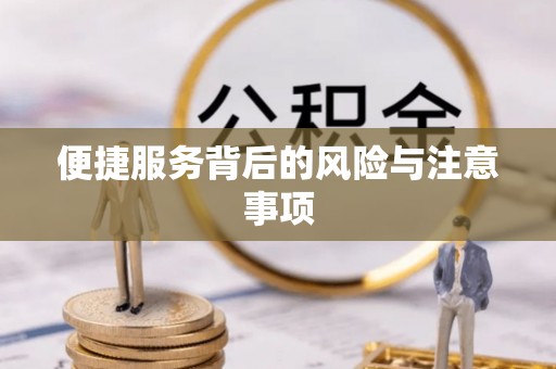 永修便捷服务背后的风险与注意事项